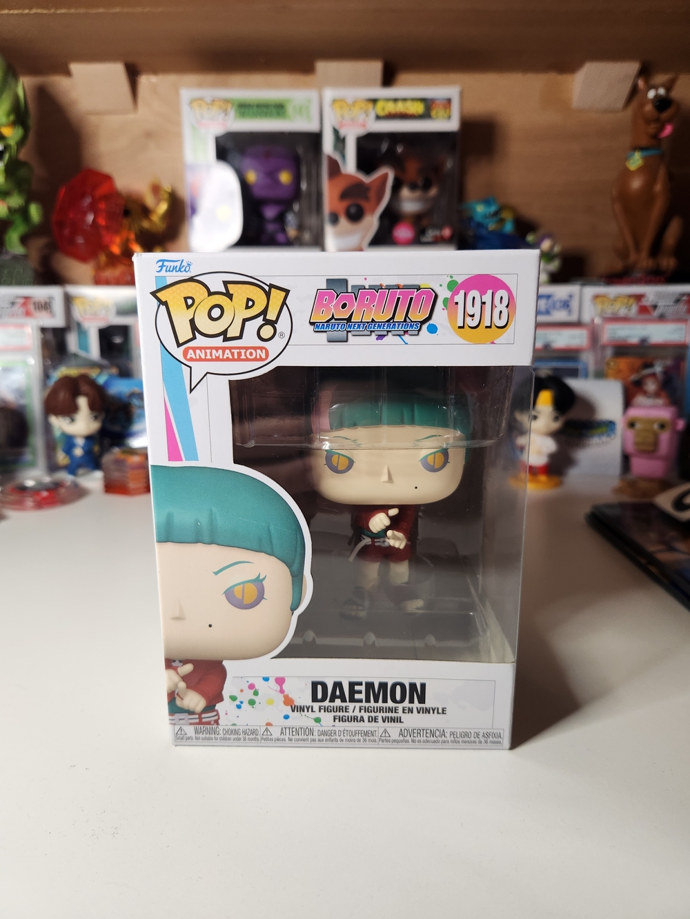 Funko Pop! Animation Boruto Daemon #1918 - Teal Hair Vinyl Figure